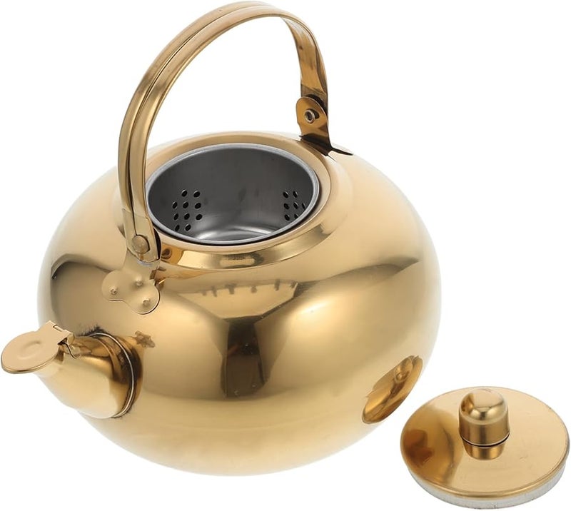 Stainless Steel Insulated Tea Pot 1.8L Thermal Kettle Vacuum Wall For Hot Beverages - Image 1